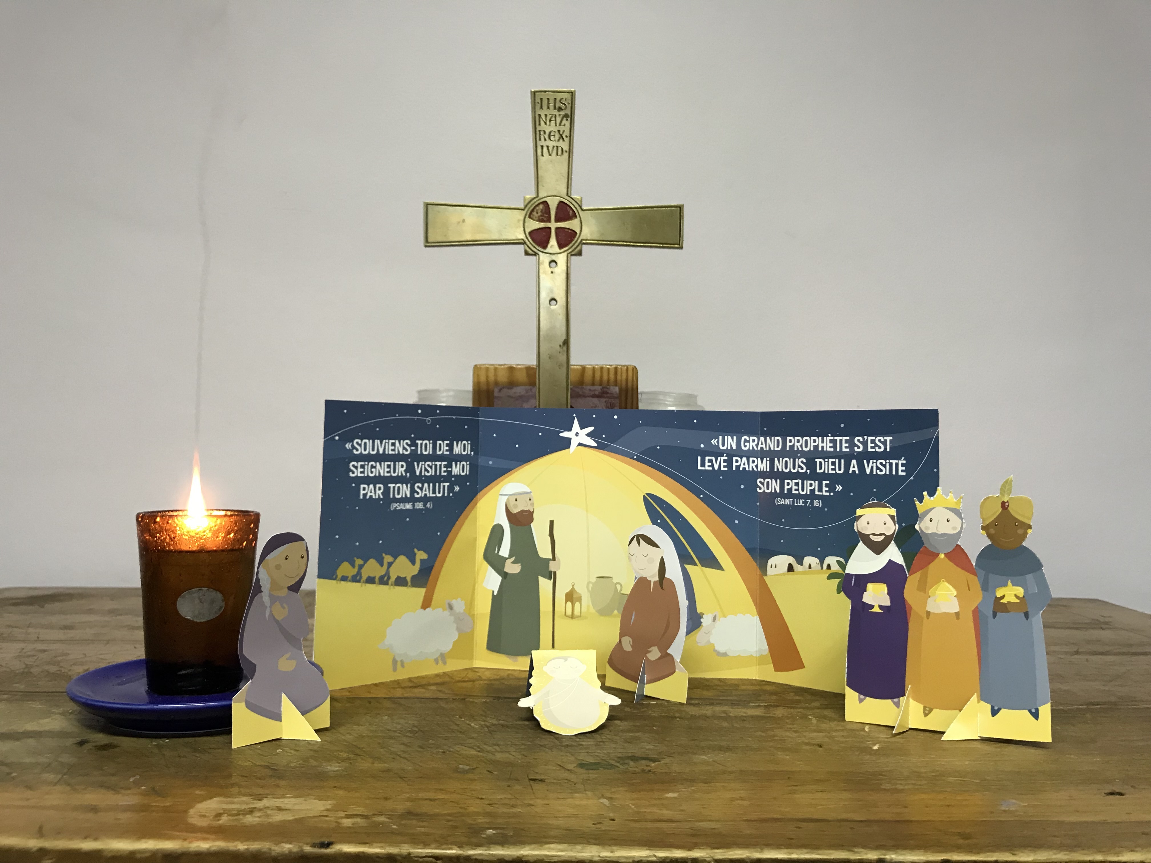 crèche en situation fin
